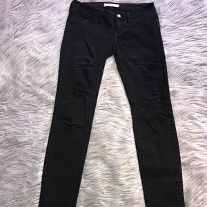 Bullhead Black Ripped Jeans
